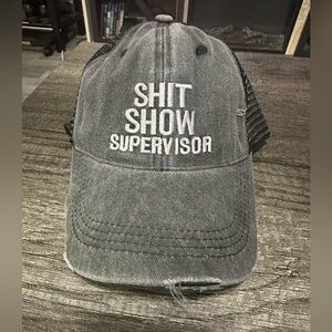 Shit Show Supervisor Embroidered Hat
